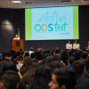 Mtra. María Luz Cabrera Treviño, inaugura formalmente el festival.