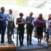 Asistentes a la inauguración a la feria del emprendimiento