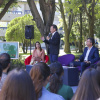 Lemus Navarro habló de la importancia de generar soluciones desde la sociedad, involucrándola en la solución de problemas, y de incorporar al sector académico en este esfuerzo. Definió que la gobernanza es la toma de decisiones conjuntas entre sociedad y gobierno.