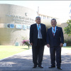 Javier Ramírez Chávez, jefe del Departamento de Auditoría del CUCEA y Rogelio Rivera Fernández, investigador de nuestro Centro Universitario