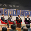 Mtro. José Alberto Castellanos Gutiérrez, Rector del CUCEA, el Lic. Mauro Garza, presidente de la COPARMEX y el Ing. Alfonso Pompa Padilla, Secretario de Innovación, Ciencia y Tecnología de Jalisco