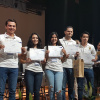 equipo  que obtuvo el primer lugar en el Maratón Regional ANFECA Zona 4