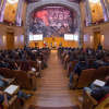 Imagen de la vista que muestra el Paraninfo de la UdeG en el evento inaugural de ELIS