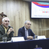 Doctor Luis F. Aguilar Villanueva y doctor José Arturo Santa Cruz Díaz Santana