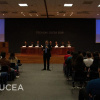 El Mtro. Gustavo Padilla mencionó que “hoy la tecnología se acercado a nosotros de una manera vertiginosa”, también reconoció que aún hay brechas y que “tenemos que resolver el acceso al internet”.