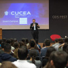 Rector de CUCEA en platica con alumnos en ODS Fest
