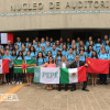 Estudiantes de distintas universidades de Estados Unidos, Francia, Dominica, Canadá, Ucrania y China listos para recibir las clases.  