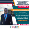 El Dr. Javier Ramírez Chávez obtuvo el reconocimiento de PROFESOR DISTINGUIDO.